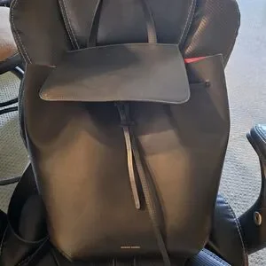 Mansur Gavriel Black Leather Backpack Retail Price $1200 Mansur Gavriel | Bags | Mansur Gavriel Black Leather  main image 2